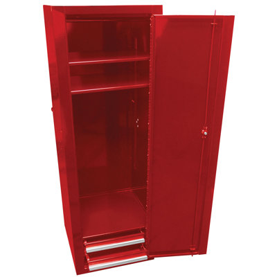 Homak 18 Side Lckr W/ 2 Drwrs - Red