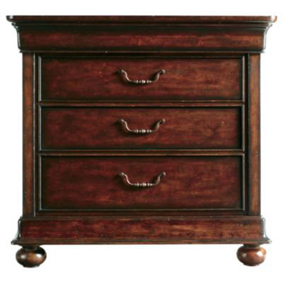 The Classic Portfolio Louis Philippe 3 Drawer Nightstand by Stanley Furniture -image