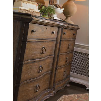 European Farmhouse Maisonette 8 Drawer Dresser by Stanley Furniture -image