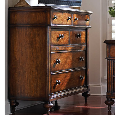 The Classic Portfolio British Colonial 5 Drawer Media Chest by Stanley Furniture -image