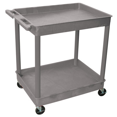 Luxor Two Tub Shelf Utility Cart