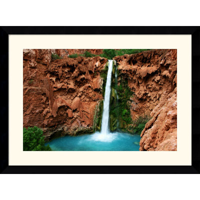 Amanti Art Mooney Falls by Andy Magee Framed Fine Art Print - 28.62" x 38.62"