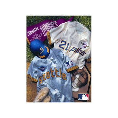 Artissimo Designs MLB Vintage Jersey Collage Canvas Wall Art