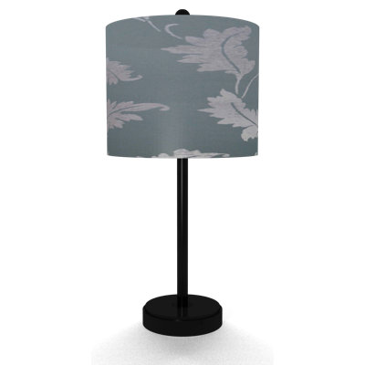 Illumalite Designs Grey Leaves Table Lamp