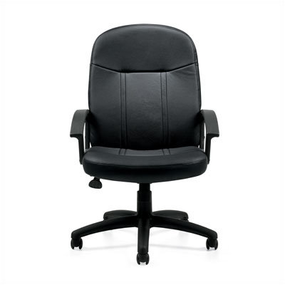 Offices To Go High-Back Leather Managerial Chair