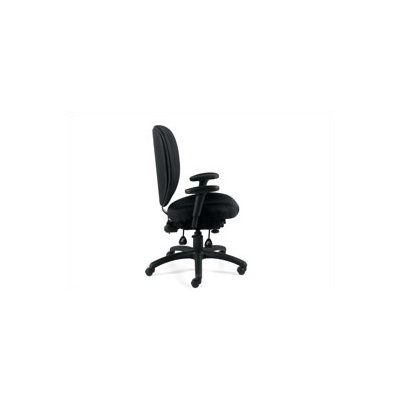 Offices To Go Mid-Back Multifunction Office Chair with Arms
