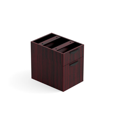Offices To Go Laminate Half Pedestal in Mahogany or Cherry