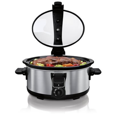 Hamilton Beach 6-Quart Stay Or Go Portable Slow Cooker & Reviews | Wayfair