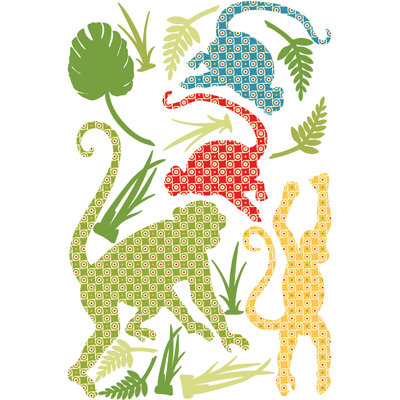 WallPops! ZooWallogy Antoinne The Monkey Decal