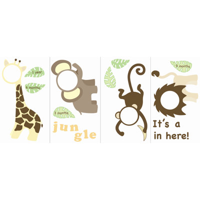WallPops! Jungle and Friends Photo Frame