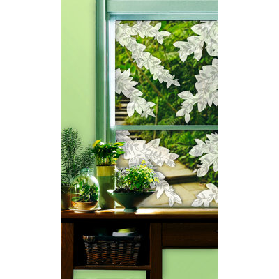 Brewster Home Fashions Willow Etched Glass Decals