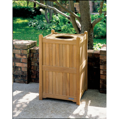 Oxford Garden Trash Receptacle