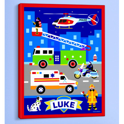 Heroes Personalized Canvas Art