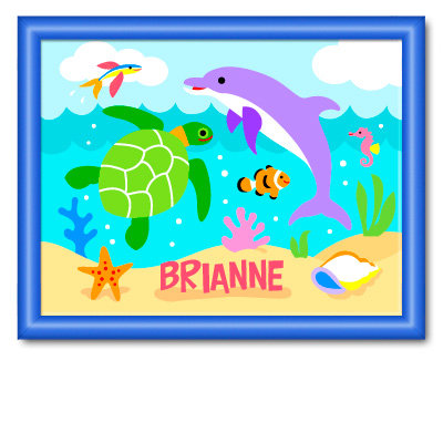 Ocean Large Personalized Print