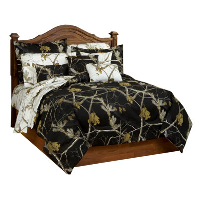 Realtree Bedding Camo Bedding Collection in Black