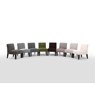 DHI Deco Solid Fabric Slipper Chair