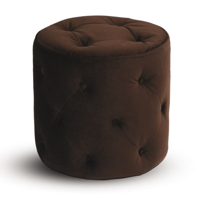 Ave Six Curves Fabric Ottoman