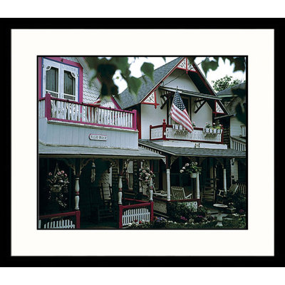 Cape Cod Cottages, Massachusetts Framed Photograph