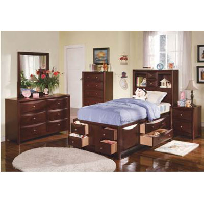 Manhattan Storage Bed in Espresso by Wildon Home ® -image