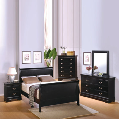 Thatcher Sleigh Bedroom Collection by Wildon Home ® -image
