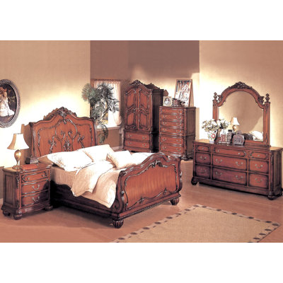 Richmond Sleigh Bedroom Collection by Wildon Home ® -image