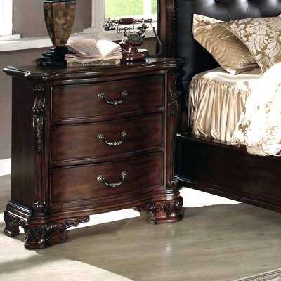 Click To Image : Dasan 3 Drawer Nightstand by Wildon Home ® Now