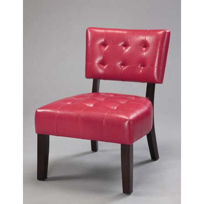 Wildon Home &reg; Modern Vinyl Slipper Chair