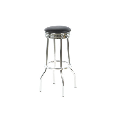 Wildon Home &reg; Ridgeway Soda Fountain Bar Table Set in Black