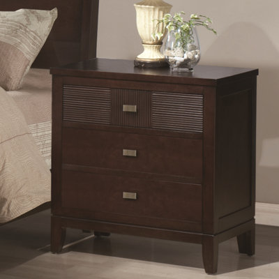 Hidalgo 3 Drawer Nightstand by Wildon Home ® -image