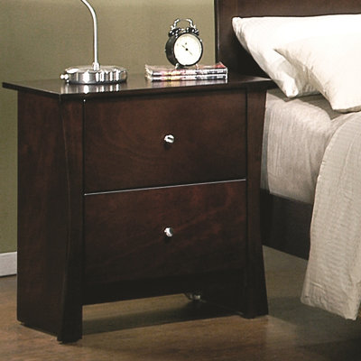 Milano 2 Drawer Nightstand by Wildon Home ® -image