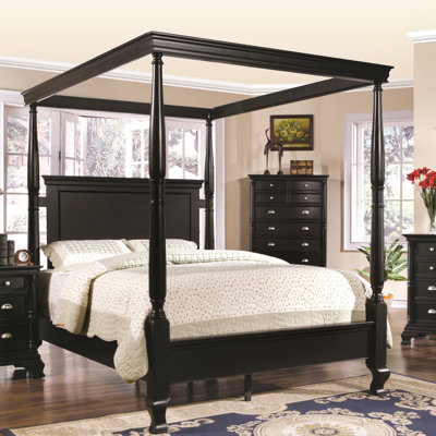 St. Regis Queen Four Poster Bed by Wildon Home ® -image