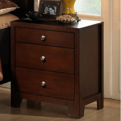 Weber 3 Drawer Nightstand by Wildon Home ® -image