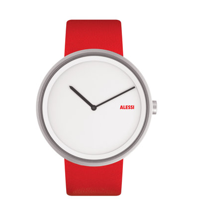 Alessi Out-Time Leather Watch