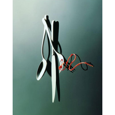 Alessi Caccia Flatware Collection in Mirror Polished by Luigi Caccia Dominioni