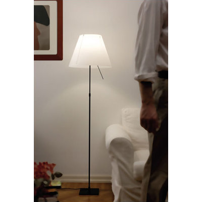 Luceplan Costanza On/Off Switch Floor Lamp with Optional Shade