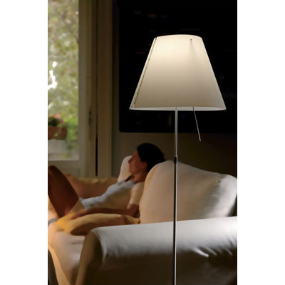 Luceplan Costanza On/Off Switch Floor Lamp with Optional Shade