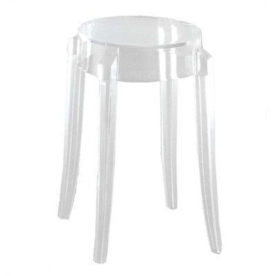 Kartell Charles Ghost 18" Stool