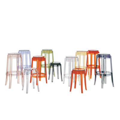 Kartell Charles Ghost 18" Stool