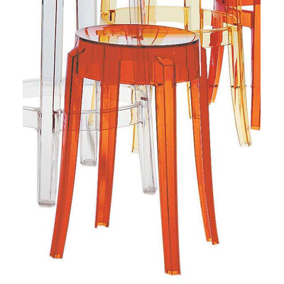 Kartell Charles Ghost 18" Stool