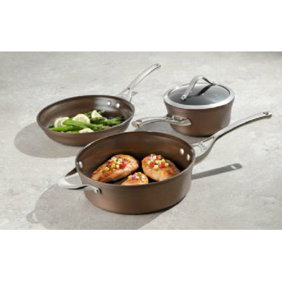 Calphalon Contemporary Hard-Anodized Aluminum 10-Piece Cookware Set