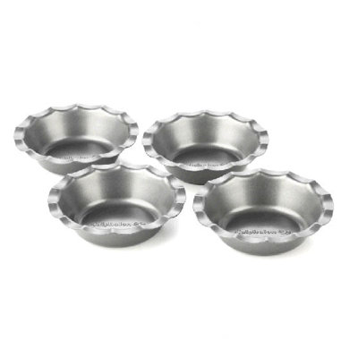 Nonstick Bakeware 4 Piece Mini Pie Pan Set