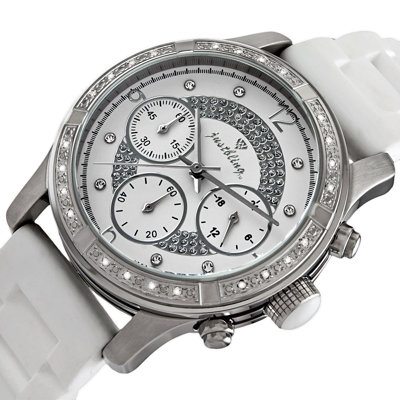JBW Women's Venus Watch in White Silicone