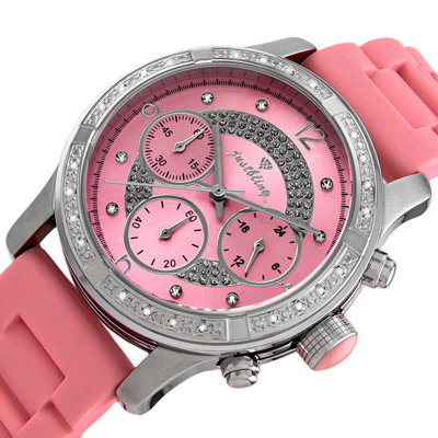 JBW Women's Venus Diamond Bezel Watch in Pink