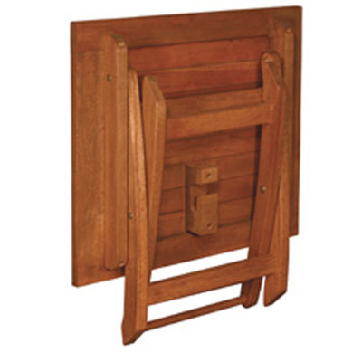 Blue Star Group Terrace Mates Aspen Folding Square Side Table
