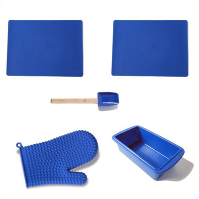 Silicone Solutions 5 Piece Bakeware / Utensil Set