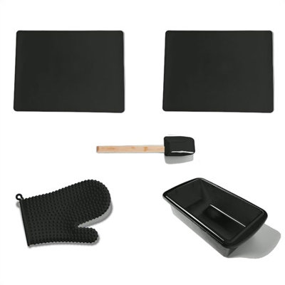 Silicone Solutions 5 Piece Bakeware / Utensil Set
