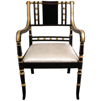 Regency Fabric Arm Chair