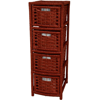 Oriental Furniture 32" Natural Fiber Occasional Chest
