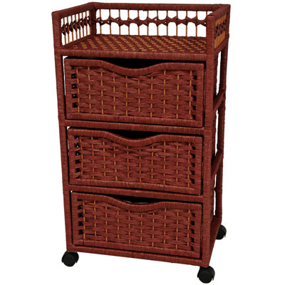 Oriental Furniture 31" Natural Fiber Chest