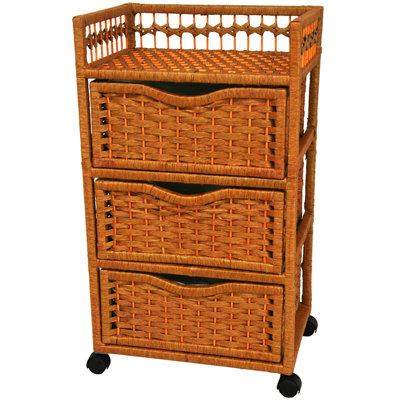 Oriental Furniture 31" Natural Fiber Chest
